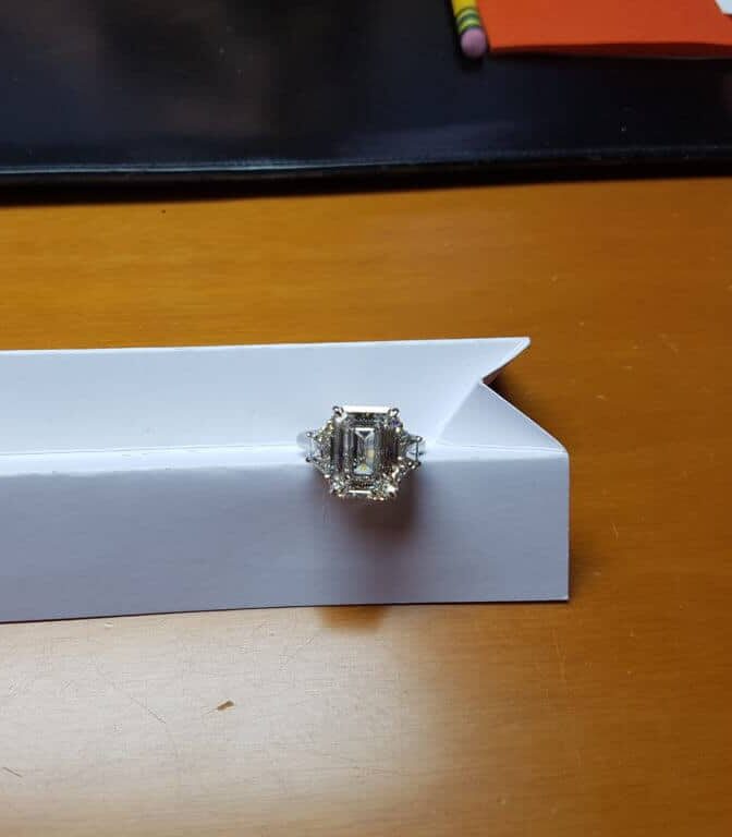 5ct diamond engagement ring used for luxury asset finance UK