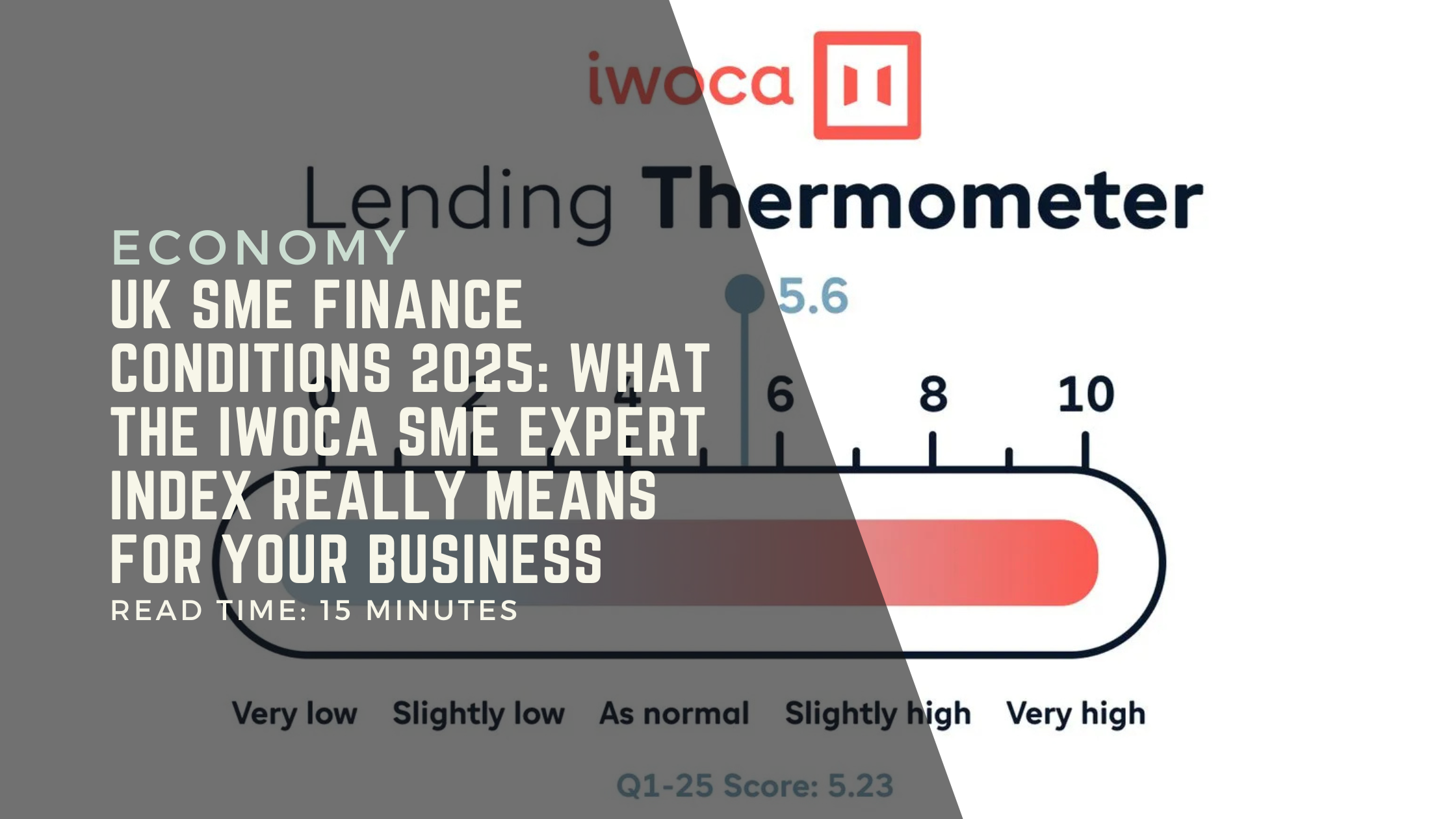 UK SME Finance Conditions 2025: What the iwoca SME Expert Index Really Means for Your Business