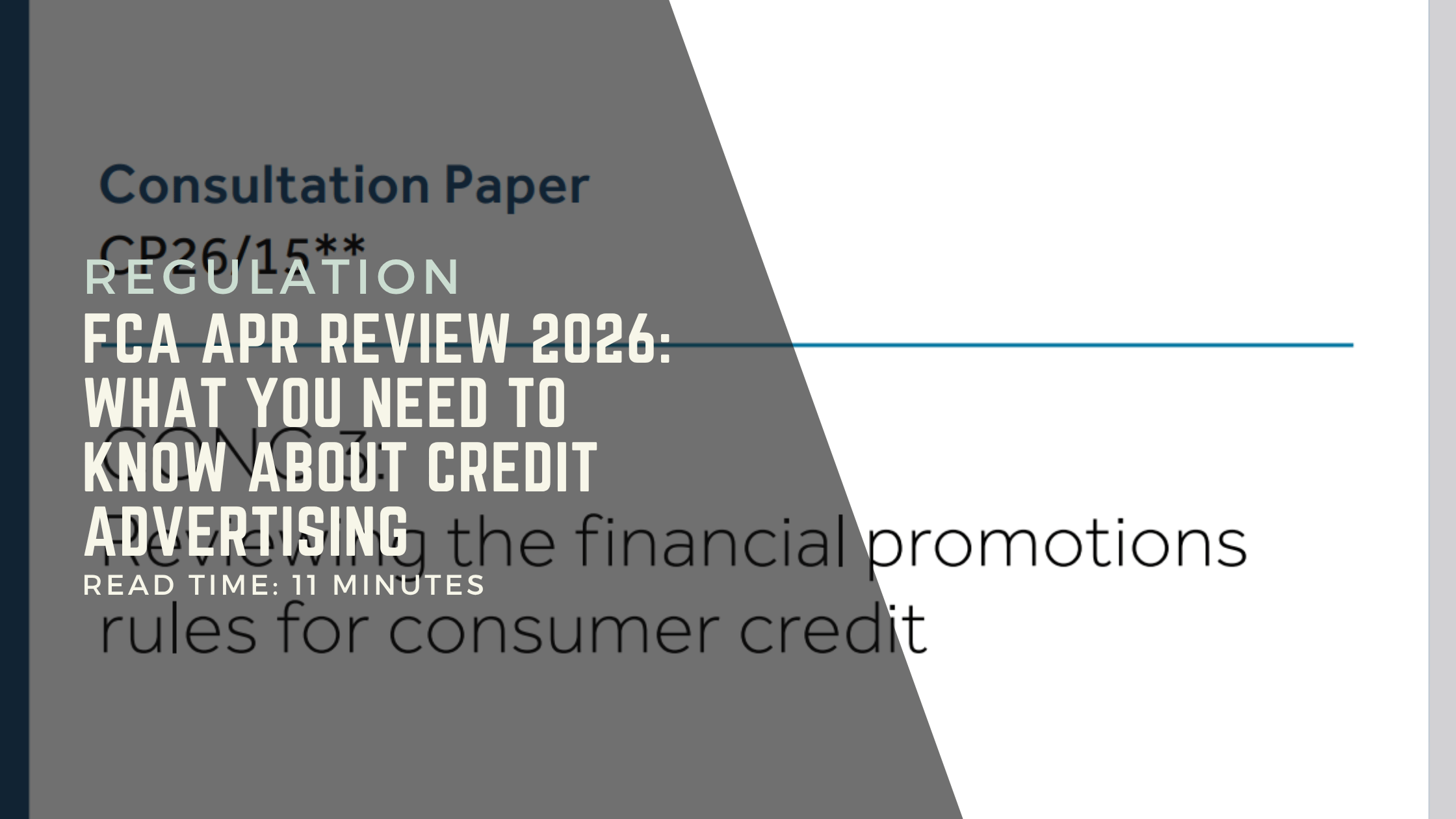 FCA APR Review 2026: What You Need to Know About Credit Advertising